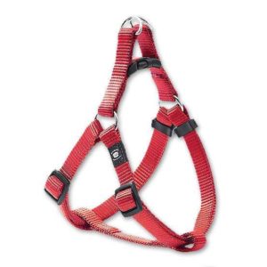 Karlie ASP Step&Go Geschirr - Rot - 25 mm, 72-110 cm