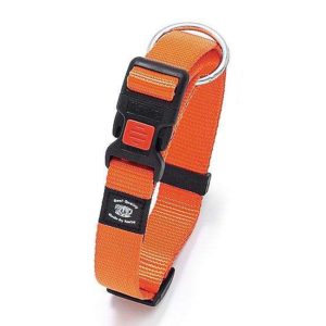 Karlie ASP Halsband verstellbar - Orange - 25 mm, 45-65 cm