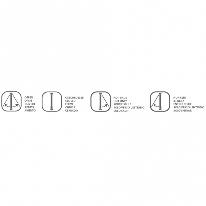 Trixie 4-Wege Freilauftür - grau – Bild 6